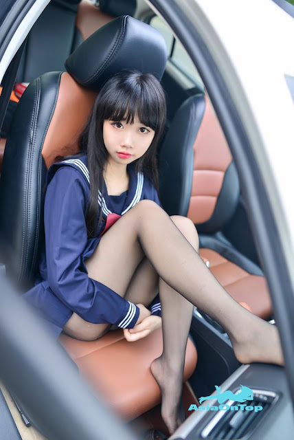 Coser@雪琪SAMA Vol.012: 车内JK