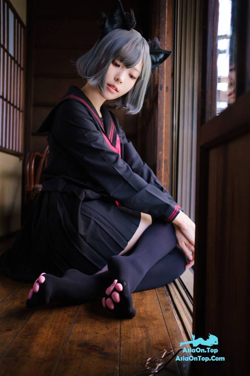 Coser@Ely_eee (ElyEE子) – Veranda Black Cat緣廊黑貓