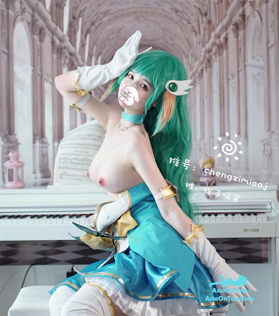 Coser@橙子喵酱 – 索拉卡 | Coser@OrangeCatMeow – Sona