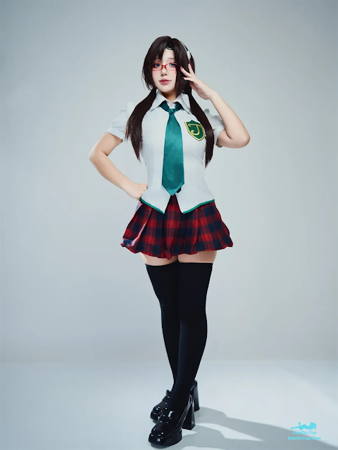 Coser@PuyPuy – 真希波 Mari Swimsuit | Coser@PuyPuy – Makiha Mari Swimsuit