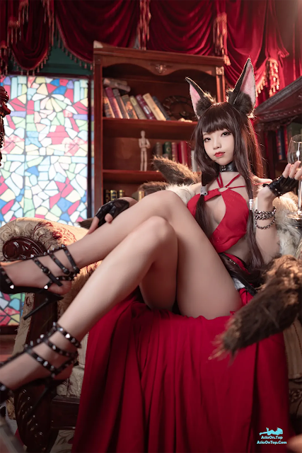 Coser@狐玖玖 – 碧蓝航线 赤城 | Coser@XuJiuJiu – Blue Archive Akagi