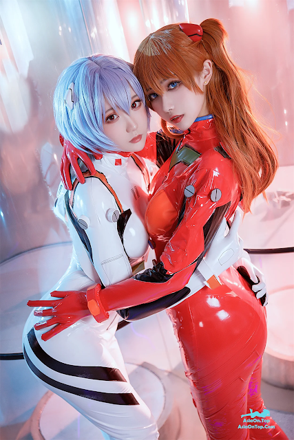 Coser@Momoko葵葵 & 瓜希酱 – EVA 双厨狂喜版 | Coser@Momoko Aoi Aoi & Guahui Jiang – EVA Dual Fanatic Delight Version