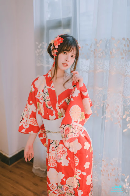 Coser@千反田鹿子 – 日常 浴衣室内 | Coser@Chitanda Kago – Daily Life Yukata Indoor
