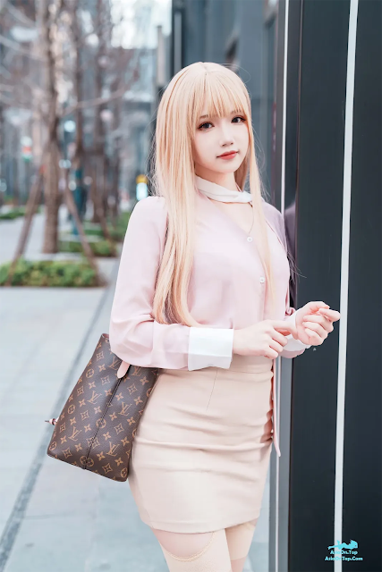 Coser@雪晴Astra – 金发职人OL