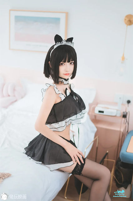 Cosplay@兔玩映画 Vol.055 黑丝猫耳