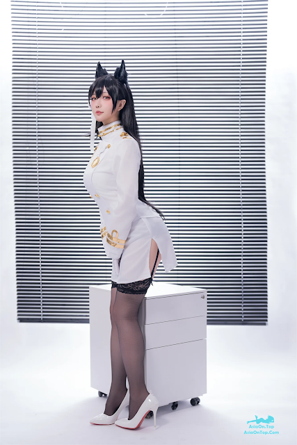 Coser@星之迟迟Hoshilily – 2025年02月计划A 碧蓝航线爱宕 | Coser@Hoshilily – February 2025 Plan A: Blue Archive Kaga