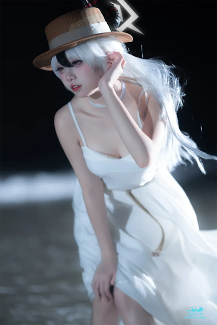 Coser@纸悦Etsu_ko – 加代子白裙 | Coser@纸悦Etsuko – Kayoko White Dress