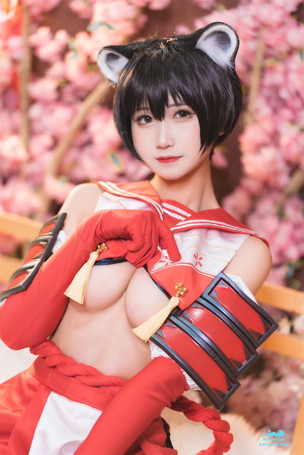 Coser@三度_69 – 蔚蓝档案 春日椿 | Coser@三度69 – Blue Archive Koharu