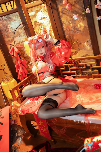 Coser@七七娜娜子 – 布莱默顿新春旗袍 | Coser@QiqiNanazi – Bremerton New Year Qipao