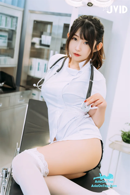 [JVID] 肉包Mini & 白金 – 性处理专门病栋-痴女护理师性感-专门帮累积性欲的患者提供口交的治疗服务