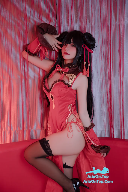 Coser@Azami – 狂三旗袍 | Coser@Azami – Kurumi Tokisaki Cheongsam Outfit
