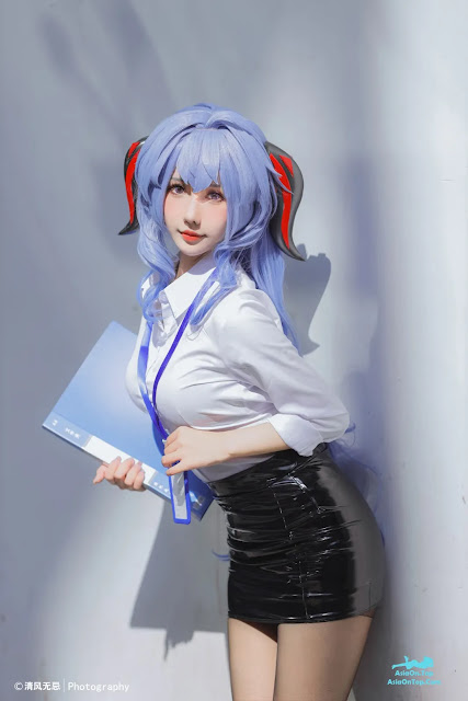 Coser@仙女月 – 原神 甘雨 | Cosplayer@Fairy Moon – Genshin Impact Ganyu