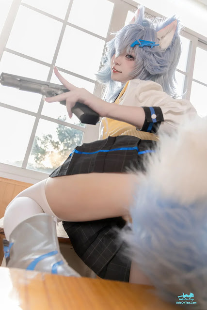 Coser@纸悦Etsu_ko – 少女前线 PA-15 高校心跳物语 | Coser@Zhiyue Etsuko – Girls’ Frontline PA-15 High School Heartbeat Story