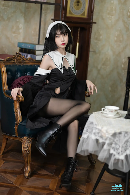 Coser@许岚LAN – 暗黑修女 | Coser@Xu Lan LAN – Dark Nun