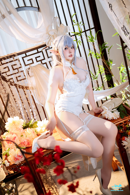 Coser@Natsuko夏夏子 – 碧蓝航线 阿尔比恩旗袍 | Coser@Natsuko Natsuko – Blue Archive Albiin Qipao