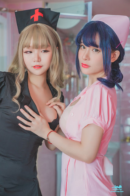 Coser@Yoko宅夏 & 小野妹子W & 白金Saki – 四人彼女 | Coser@Yoko Zhai Xia & Ono Imouto W & Platinum Saki – Four Girlfriends