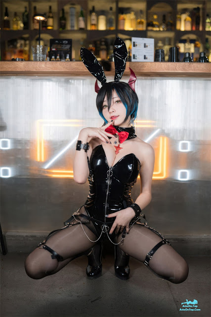 Coser@花铃 – 碧蓝航线 胡滕 兔女郎 | Coser @Hualing – Azur Lane Ulrich von Hutten Bunny Girl