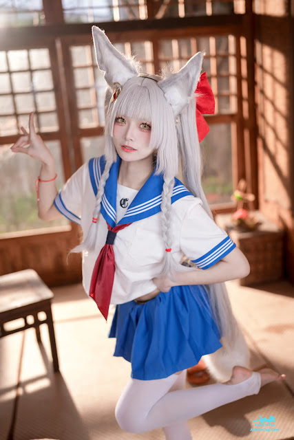 Coser@九柒喵 – 朝凪 JK | Coser@JiuQiMiao – ChaoNi JK