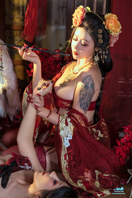 Coser@云溪溪 (Yunx1x1) & 奶桃 & 奈汐酱nice – 青楼韵事 | Coser @Yunx1x1 (Yunxixi) & Naitao & Naixijiang nice – Brothel Romance