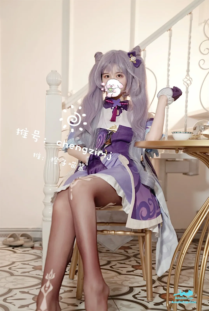 Coser@橙子喵酱 – 刻晴 | Coser@OrangeCatMeow – Keqing