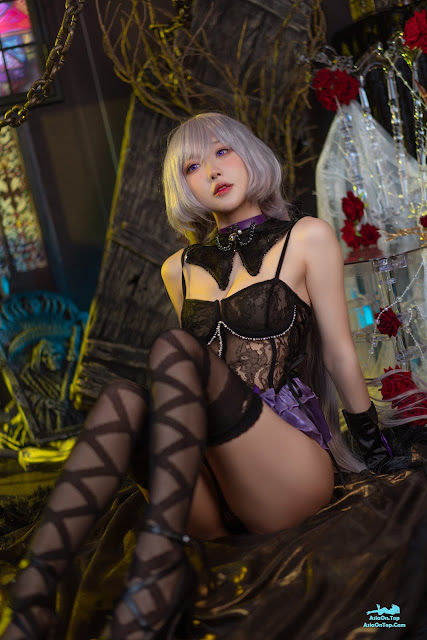Coser@阿包也是兔娘 – 午夜瞌睡魔女 | Coser@A Bao is also Bunny Girl – Midnight Sleepy Witch