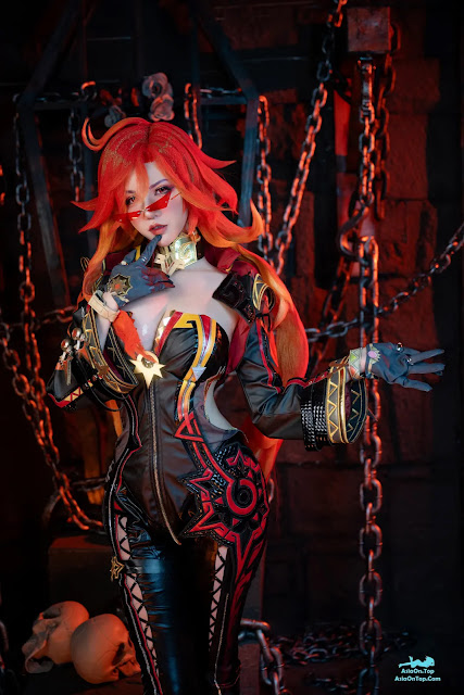 Coser@阿薰kaOri – 火神玛薇卡 | Coser@AxunkaOri – Fire God Mavuika