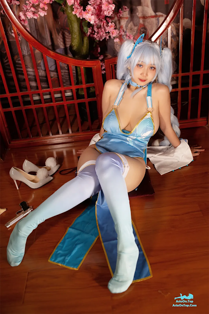 Coser@浅安安 – PA15翠雀媚 | Coser@Qian An An – PA15 Cynoglossum Charm