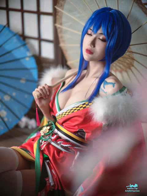 Coser@一米八的大梨子 – 圣姨和服 | Coser@1.8m Big Pear – Saint Auntie Kimono