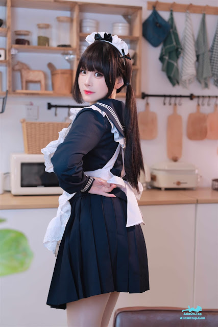 Coser@miko酱ww – 甜心女仆 | Cosplayer @miko酱ww – Sweetheart Maid