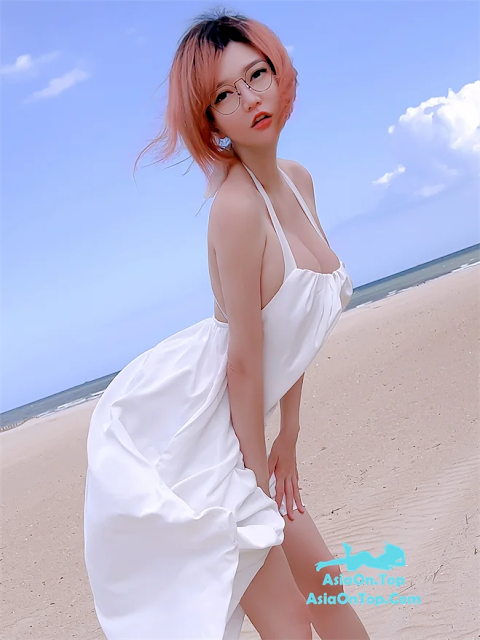 Coser@Potato Godzilla – Casual White Dress On Beach NSFW