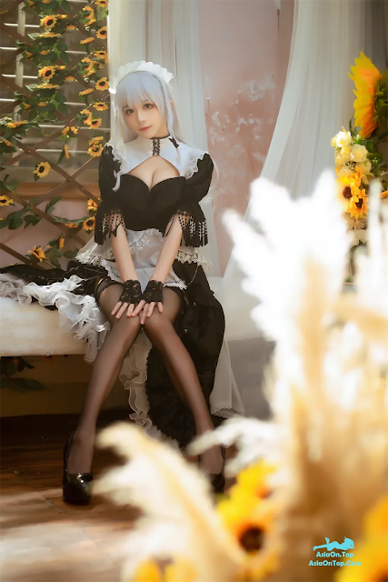 Coser@Tomoyo酱 – 碧蓝 赫敏女仆 | Coser@Tomoyo-san – Blue Hermione Maid