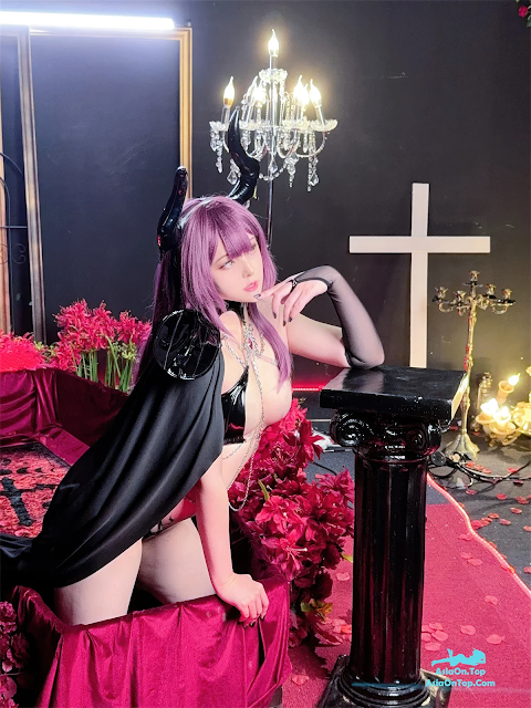 Coser@Natsuko夏夏子 – 碧蓝航线 德文郡魅魔 | Coser@Natsuko Natsuko – Azur Lane Devonshire Succubus