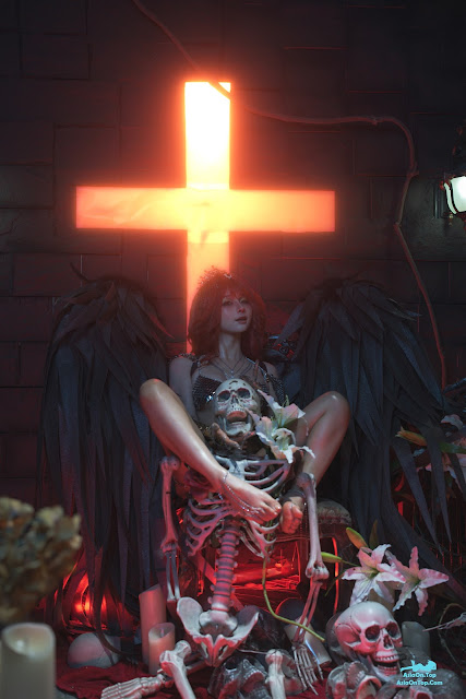 Coser@蠢沫沫 (chunmomo) – 黑天使 | Coser@Chunmomo (chunmomo) – Black Angel