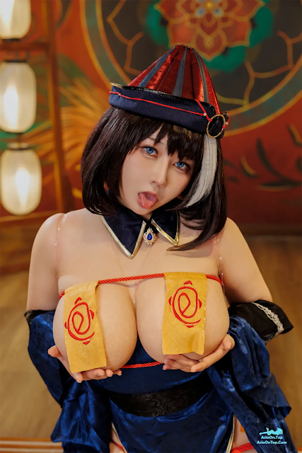 Coser@KANEKO_咔喵 – 碧蓝航线 华甲僵尸 | Coser@KANEKOka mia – Blue Archive: Hua Jia Zombie