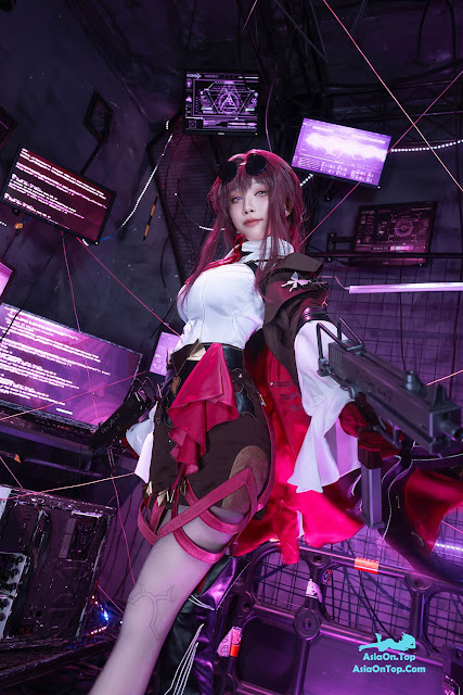 Coser@水淼Aqua – 崩坏 星穹铁道-卡芙卡 | Coser@ShuimiaoAqua – Honkai: Star Rail – Kafka