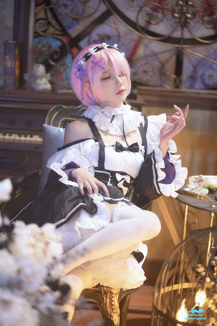 Coser@阿包也是兔娘 – 拉姆女仆 | Coser @ Abao is also Rabbit Girl – Ram Maid