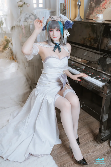 Coser@兔胖胖 – 柴郡 礼服 | Coser@兔胖胖 – Cheshire Dress