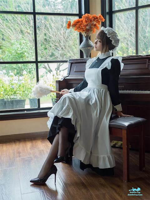Coser@yuuhui玉汇 – 女仆游戏 | Coser@yuuhui Jade Exchange – Maid Game