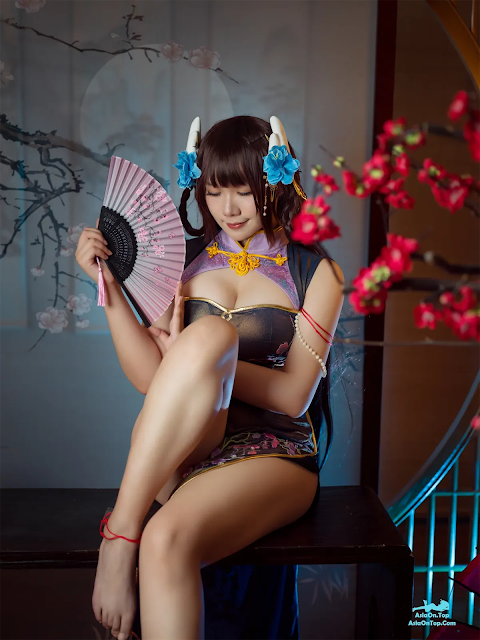 Coser@麻花麻花酱 – 比睿旗袍 | Coser@MaHua MaHua Jiang – Hiyori Qipao