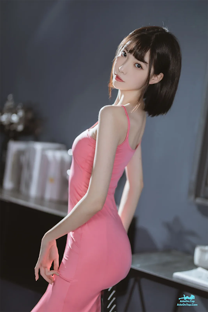 Coser@许岚LAN – 粉色长裙 | Coser@Xu Lan – Pink Long Dress