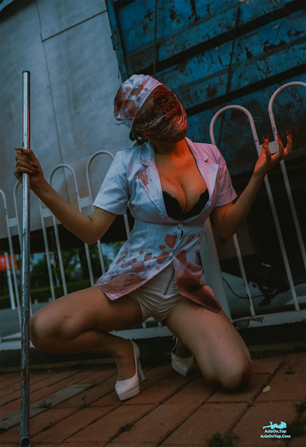 Coser@兔胖胖 – 寂静岭丧尸护士 | Coser@Tu Pangpang – Silent Hill Zombie Nurse