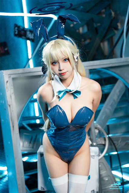 Coser@三無人型 – 蔚蓝档案 飞鸟马时兔女郎 | Coser@三無人型 – Azur Lane’s Flying Bird Horse Time Rabbit Girl