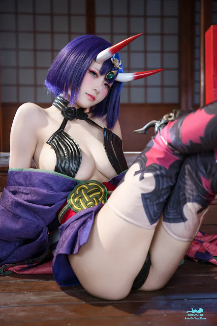Coser@九柒喵 – 酒吞童子 原皮 (FGO) | Coser@JiuQiMiao – Goke Original Skin (FGO)