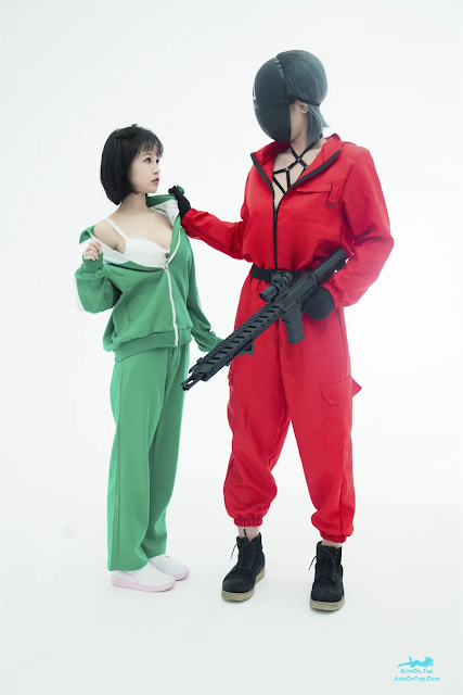 Coser@星澜是澜澜叫澜妹呀 & 晕崽Zz – 鱿鱼x碰糖游戏 | Coser@星澜是澜澜叫澜妹呀 & 晕崽Zz – Squid x Bumping Sugar Game