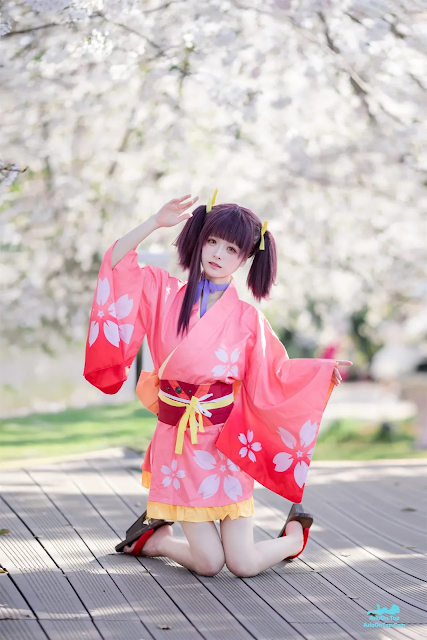 Coser@九柒喵 – 甲铁城的卡巴内利 无名 和服 | Cosplayer@九柒喵 – Kabaneri of the Iron Fortress Nameless Kimono